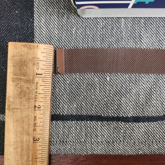 Smartwatch Compatible 20mm Metal Mesh Bracelet Wristband Magnetic Adjustable EUC - Picture 9 of 12